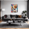 Energetic Beagle Hound Living Room Demo
