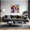 Energetic Beagle Hound Living Room Demo