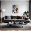 Energetic Beagle Hound Living Room Demo