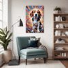 Energetic Beagle Hound Living Room Demo