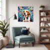 Energetic Beagle Hound Living Room Demo