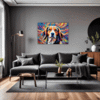 Energetic Beagle Hound Living Room Demo