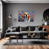 Energetic Beagle Hound Living Room Demo