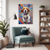 Energetic Beagle Hound Living Room Demo