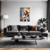 Energetic Beagle Hound Living Room Demo