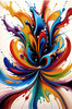 Color Field Abstract Art Ethereal Exploration of Color