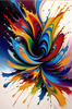 Color Field Abstract Art Ethereal Exploration of Color
