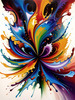 Color Field Abstract Art Ethereal Exploration of Color
