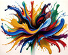 Color Field Abstract Art Ethereal Exploration of Color