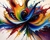 Color Field Abstract Art Ethereal Exploration of Color