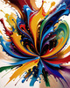 Color Field Abstract Art Ethereal Exploration of Color