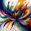 Color Field Abstract Art Ethereal Exploration of Color