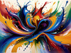 Color Field Abstract Art Ethereal Exploration of Color