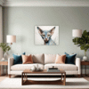 Expressive Sphynx Cat Living Room Demo