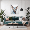 Expressive Sphynx Cat Living Room Demo