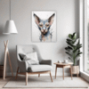 Expressive Sphynx Cat Living Room Demo