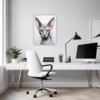 Expressive Sphynx Cat Office Demo