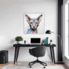 Expressive Sphynx Cat Office Demo