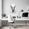 Expressive Sphynx Cat Office Demo