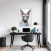 Expressive Sphynx Cat Office Demo