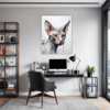 Expressive Sphynx Cat Office Demo