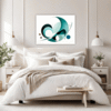 Flowing Rhythm Abstract Bedroom Demo