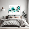 Flowing Rhythm Abstract Bedroom Demo