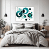 Flowing Rhythm Abstract Bedroom Demo