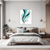 Flowing Rhythm Abstract Bedroom Demo