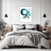 Flowing Rhythm Abstract Bedroom Demo
