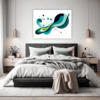 Flowing Rhythm Abstract Bedroom Demo