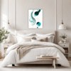 Flowing Rhythm Abstract Bedroom Demo
