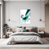 Flowing Rhythm Abstract Bedroom Demo