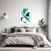 Flowing Rhythm Abstract Bedroom Demo