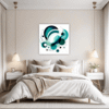 Flowing Rhythm Abstract Bedroom Demo