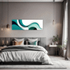 Flowing Rhythm Abstract Bedroom Demo