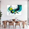 Flowing Rhythm Abstract Dining Room Demo
