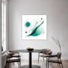 Flowing Rhythm Abstract Dining Room Demo