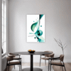 Flowing Rhythm Abstract Dining Room Demo