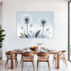 Fluffy Dandelion Puff Dining Room Demo