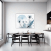 Fluffy Dandelion Puff Dining Room Demo