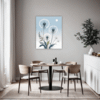 Fluffy Dandelion Puff Dining Room Demo