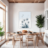 Fluffy Dandelion Puff Dining Room Demo
