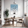 Fluffy Dandelion Puff Dining Room Demo