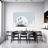 Fluffy Dandelion Puff Dining Room Demo