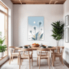 Fluffy Dandelion Puff Dining Room Demo