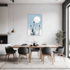 Fluffy Dandelion Puff Dining Room Demo