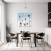 Fluffy Dandelion Puff Dining Room Demo