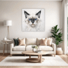 Fluffy Ragdoll Cat Living Room Demo