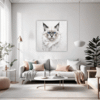 Fluffy Ragdoll Cat Living Room Demo